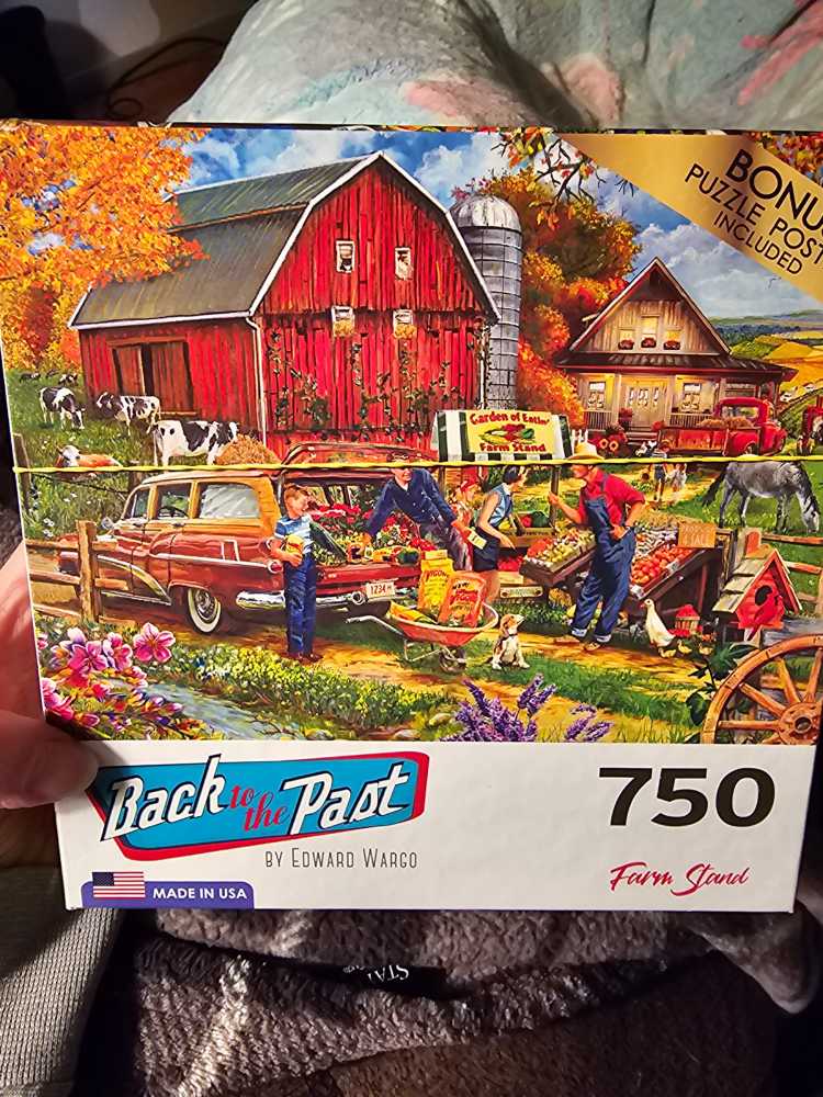Back To The Past: Farm Stand - Rose Art puzzle collectible [Barcode 4895145457200] - Main Image 2
