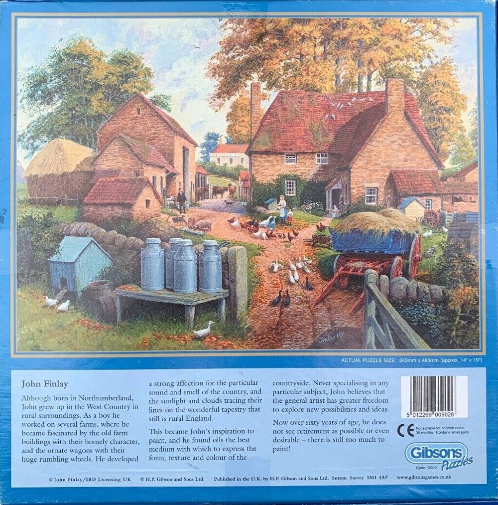 Home Farm - Gibsons puzzle collectible [Barcode 5012269009026] - Main Image 3