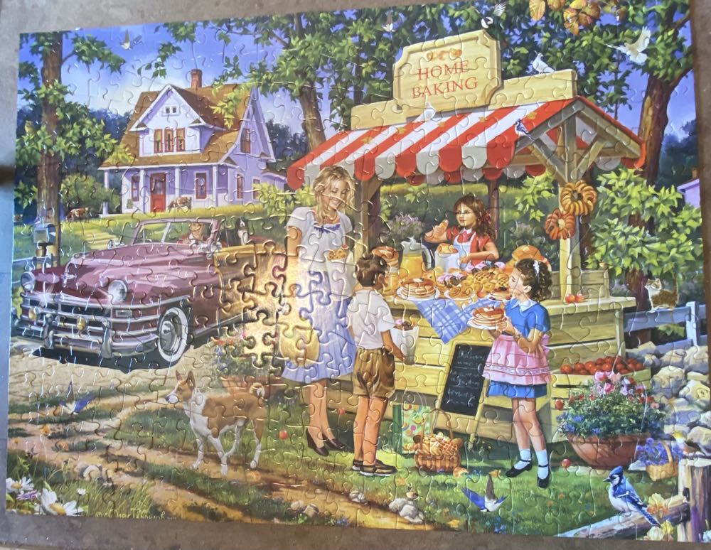 Family Farm Stand - Bits & Pieces puzzle collectible [Barcode 192949078902] - Main Image 2
