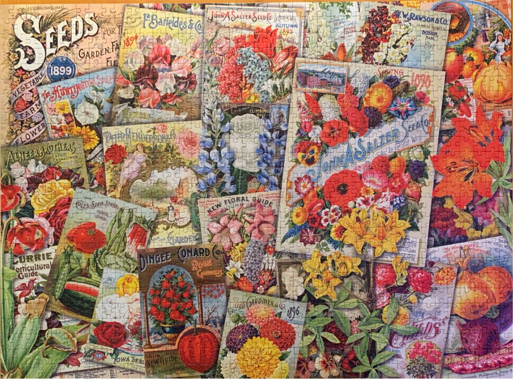 Vintage Seed Packets-Jennifer - Roseart puzzle collectible [Barcode 4895145434997] - Main Image 4