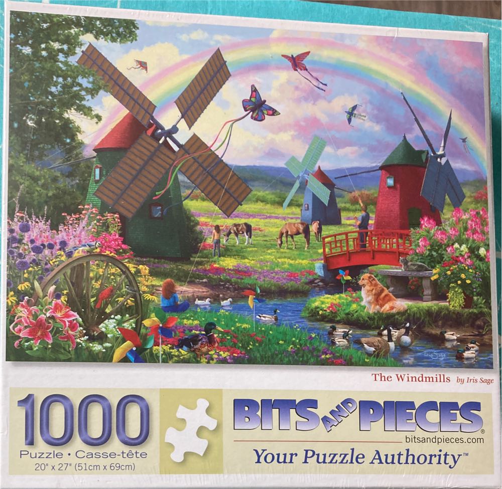 New Peace Garden By Susan Winget Lang Piece Puzzle 29”×20” 2014