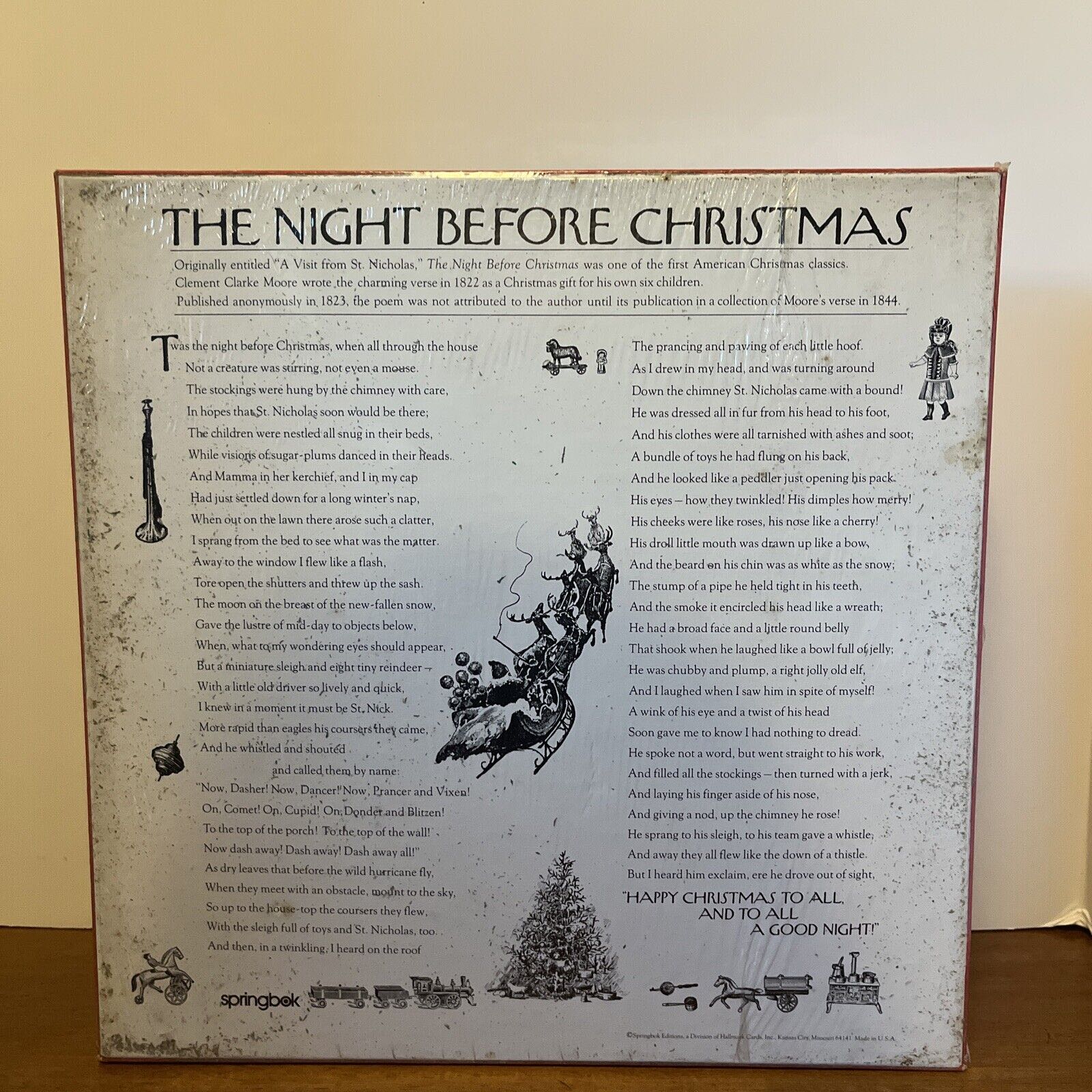 The Night Before Christmas  X - Springbok puzzle collectible - Main Image 3