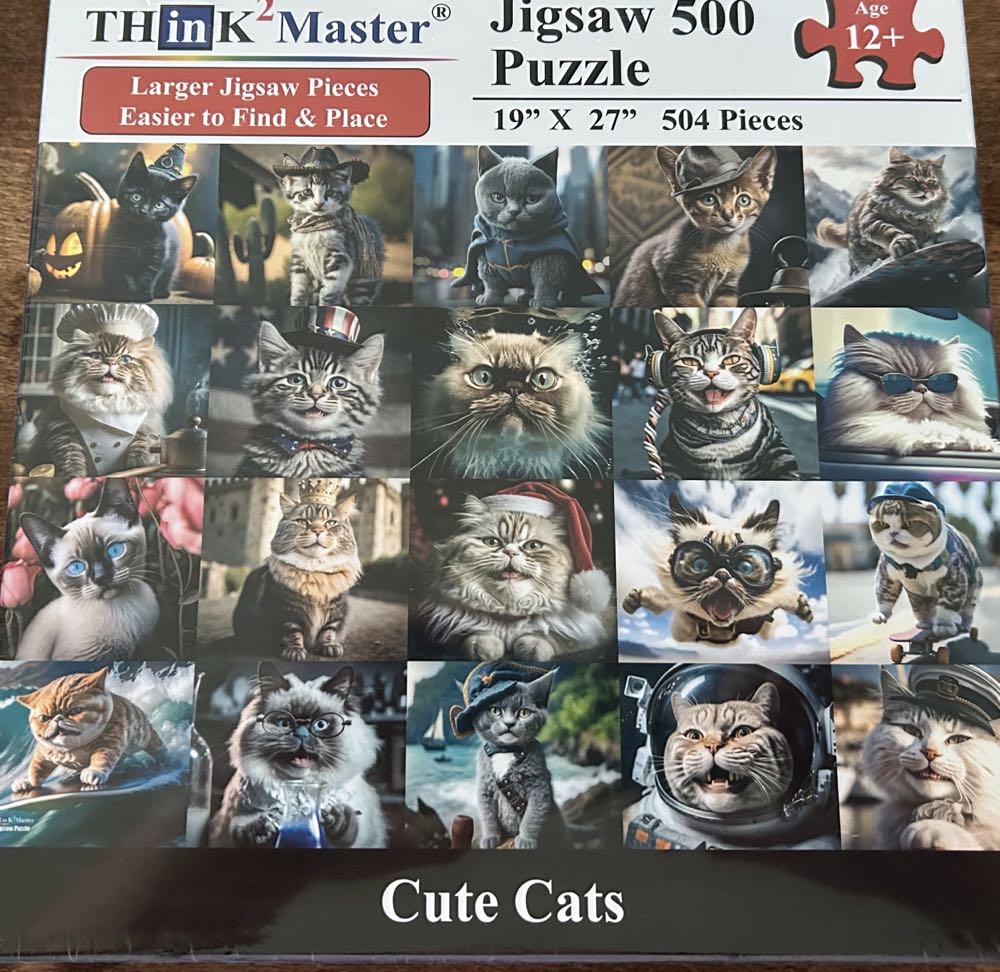 Cute Cats - Think 2 Master puzzle collectible - Main Image 1
