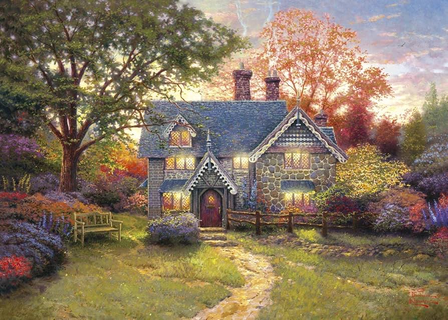 Abend Im Herbst - Schmidt puzzle collectible [Barcode 4001504598013] - Main Image 2