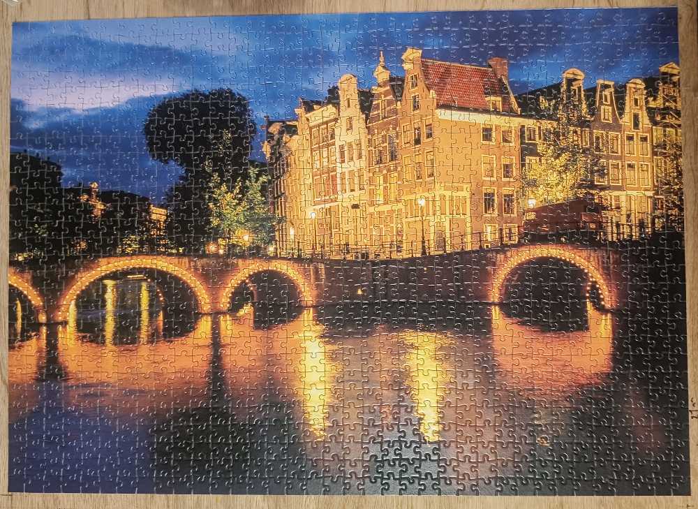 Amsterdam Bij Nacht  - Ravensberger Puzzle puzzle collectible [Barcode 4005556158812] - Main Image 2
