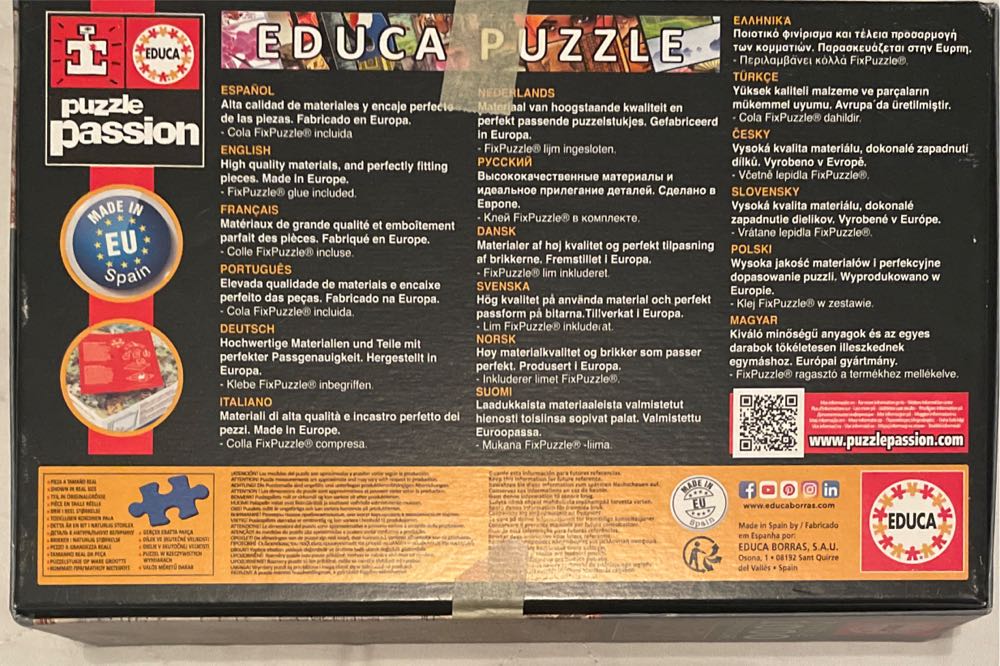 Map Of The World - Educa puzzle collectible [Barcode 8412668167643] - Main Image 2