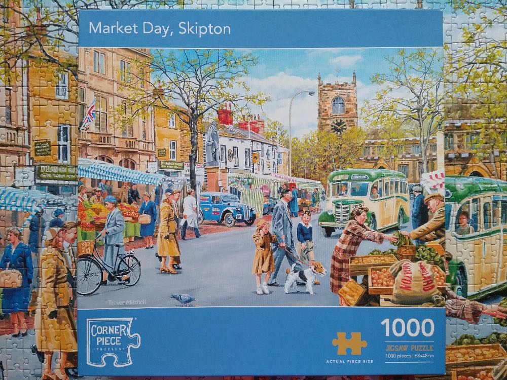 Market Day Skipton 🟦 - Corner Piece puzzle collectible [Barcode 5052089310230] - Main Image 4