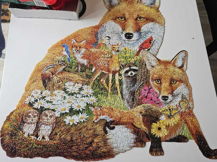 forest Foxes - Bits And Pieces puzzle collectible [Barcode 704812441760] - Main Image 2