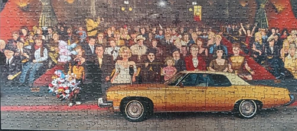 Images Of America Puzzles Hollywood Dreams 504-piece Puzzle And Measures 25″ X 9 1 2″ Once Completed! - Image Of American puzzle collectible [Barcode 021853102079] - Main Image 3