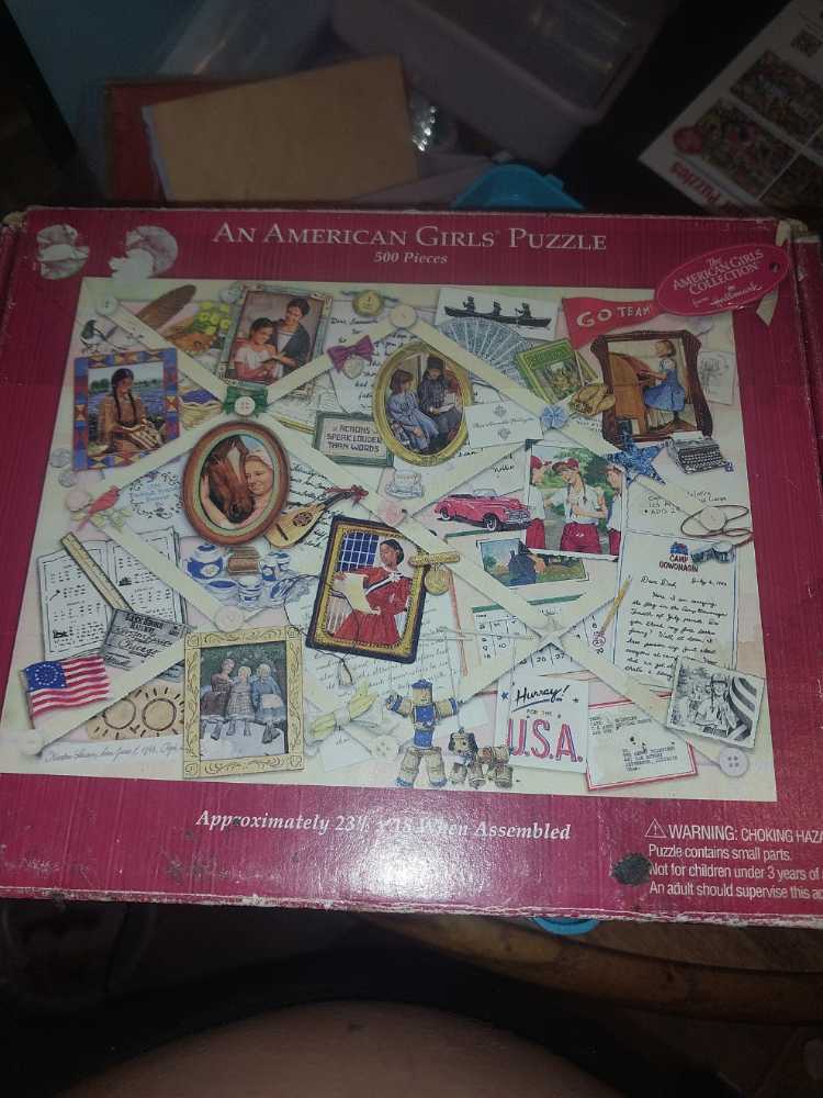 American Girls - Hallmark puzzle collectible [Barcode 015012827064] - Main Image 4