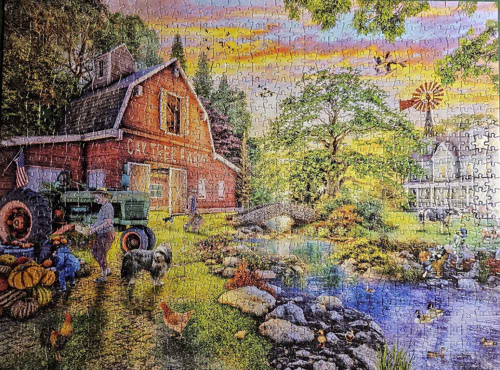 Oak Tree Farm - Buffalo puzzle collectible [Barcode 079346119608] - Main Image 2