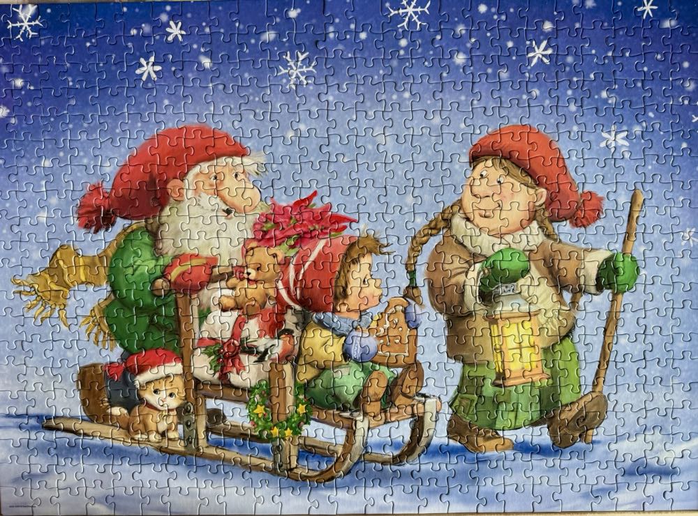 Christmas Sleigh  - Lori  - Eurographics puzzle collectible [Barcode 628136603539] - Main Image 2