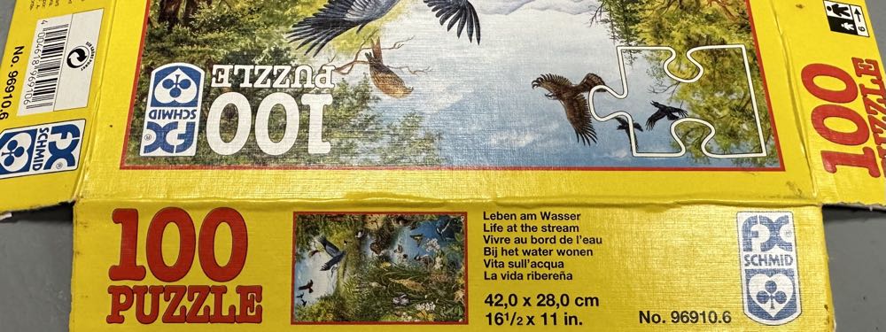 Life At The Stream # 96910.6 - F.X. Schmid puzzle collectible [Barcode 4004618969106] - Main Image 2
