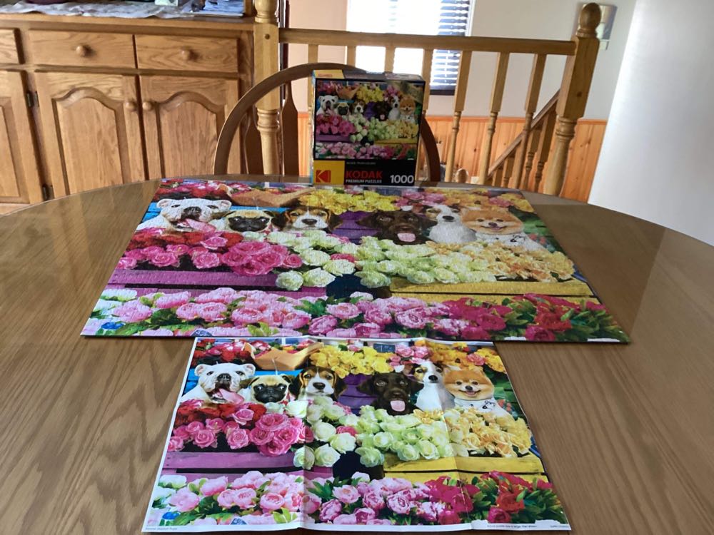 Flower Market Pups - Kodak puzzle collectible [Barcode 4895145430456] - Main Image 2