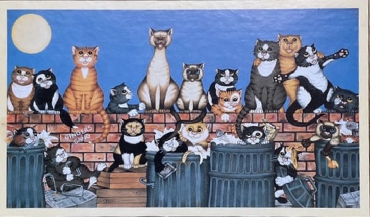 Cats Chorus - MGL Licensing puzzle collectible [Barcode 010563009341] - Main Image 2