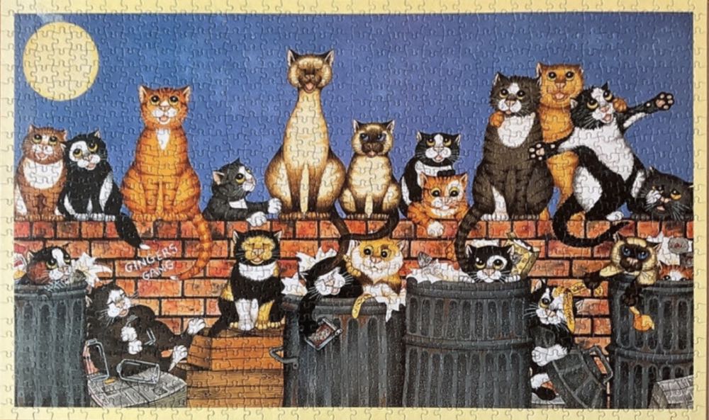 Cats Chorus - MGL Licensing puzzle collectible [Barcode 010563009341] - Main Image 3