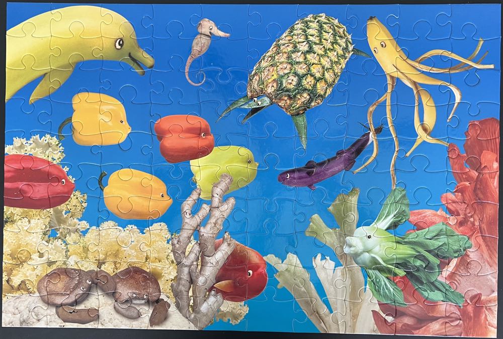 Sea Food - Eeboo puzzle collectible [Barcode 689196087615] - Main Image 2