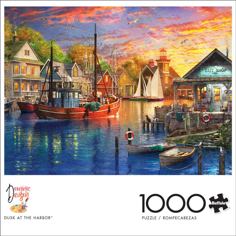 Dusk at the Harbor*^ - Buffalo Games puzzle collectible [Barcode 079346123278] - Main Image 2