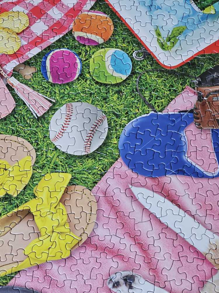 All American Picnic - Springbok puzzle collectible [Barcode 091683111800] - Main Image 4