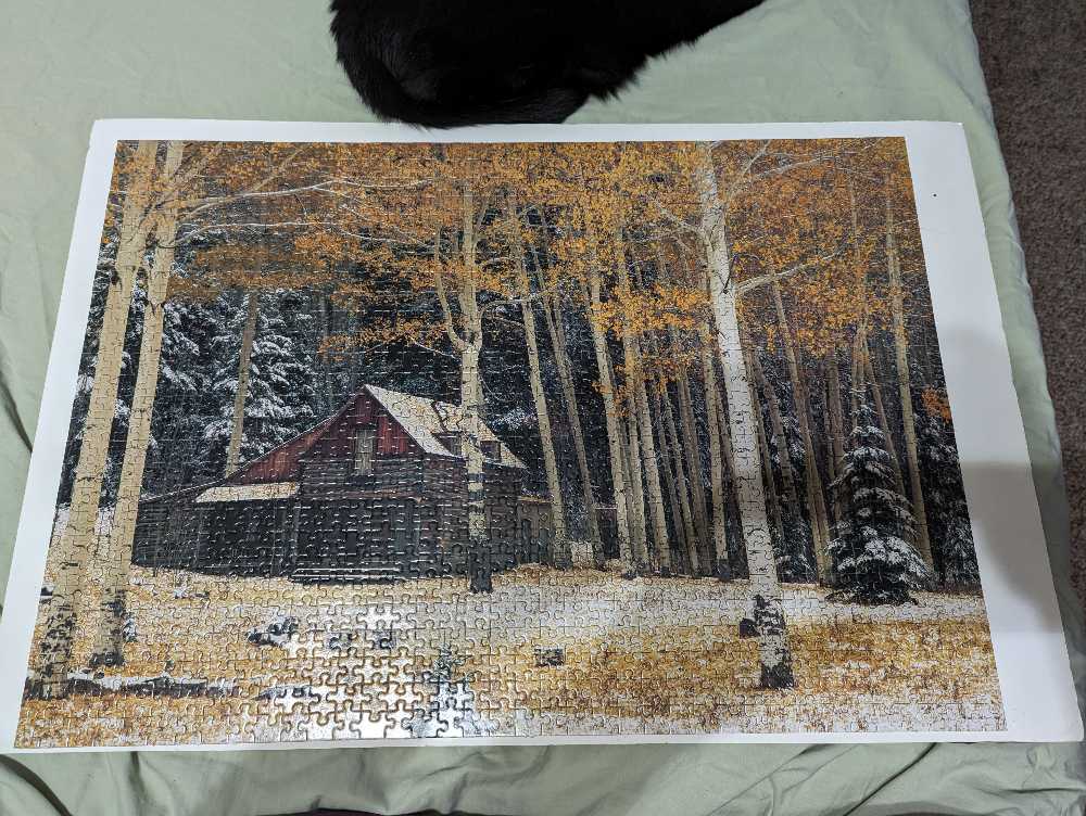 Aspen Cabin - Kodacolor puzzle collectible [Barcode 072348777777] - Main Image 1