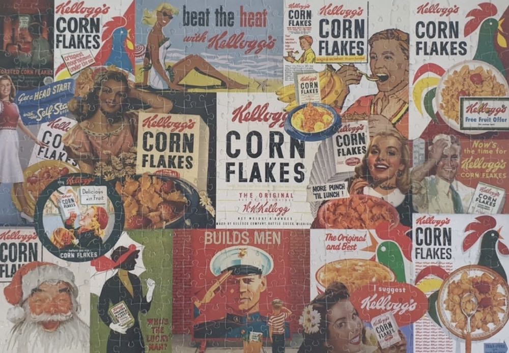 Kelloggs Cornflakes Double Sided - Gibsons puzzle collectible [Barcode 5012269038057] - Main Image 3