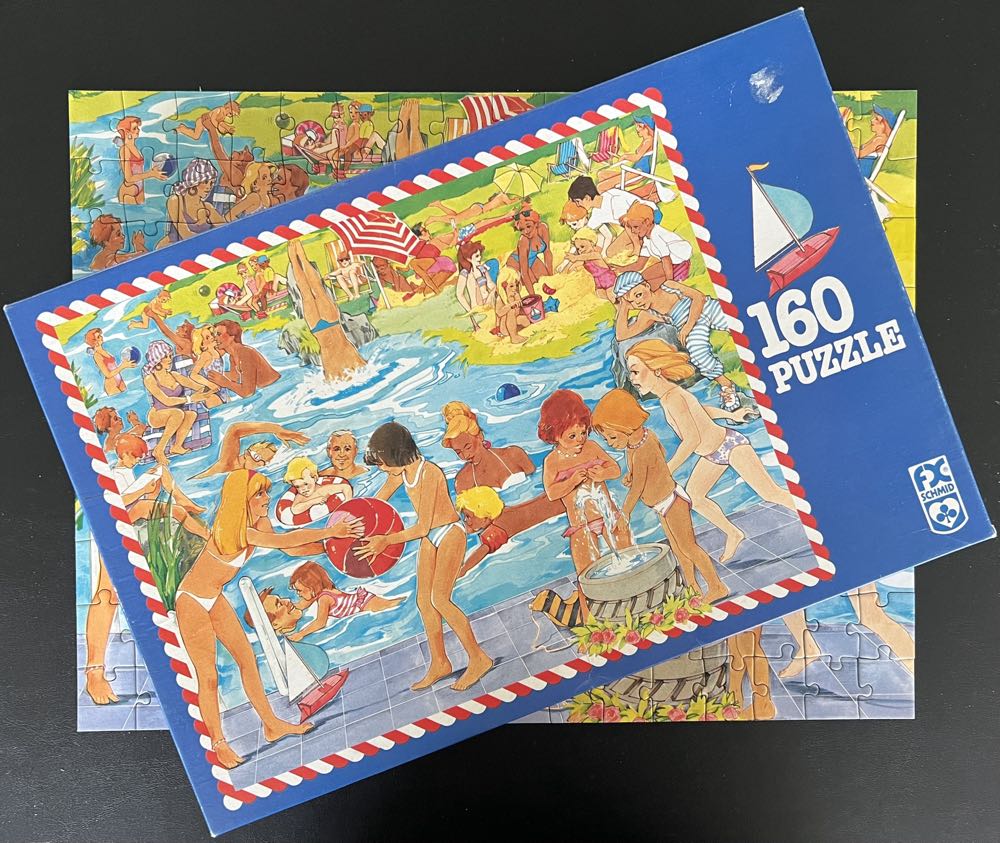 In The Swimming-Pool-441, 8/2/23 - FX Schmid puzzle collectible [Barcode 4004618970676] - Main Image 4