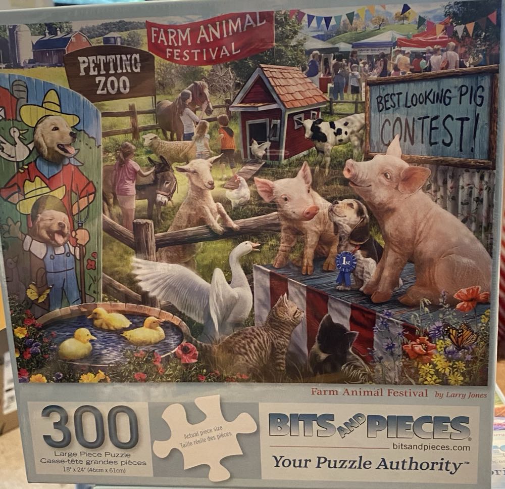 Farm Animal Festival Karen Davenport Next Shipment VC  - Bits & Pieces 🇺🇸 puzzle collectible [Barcode 192949051110] - Main Image 4