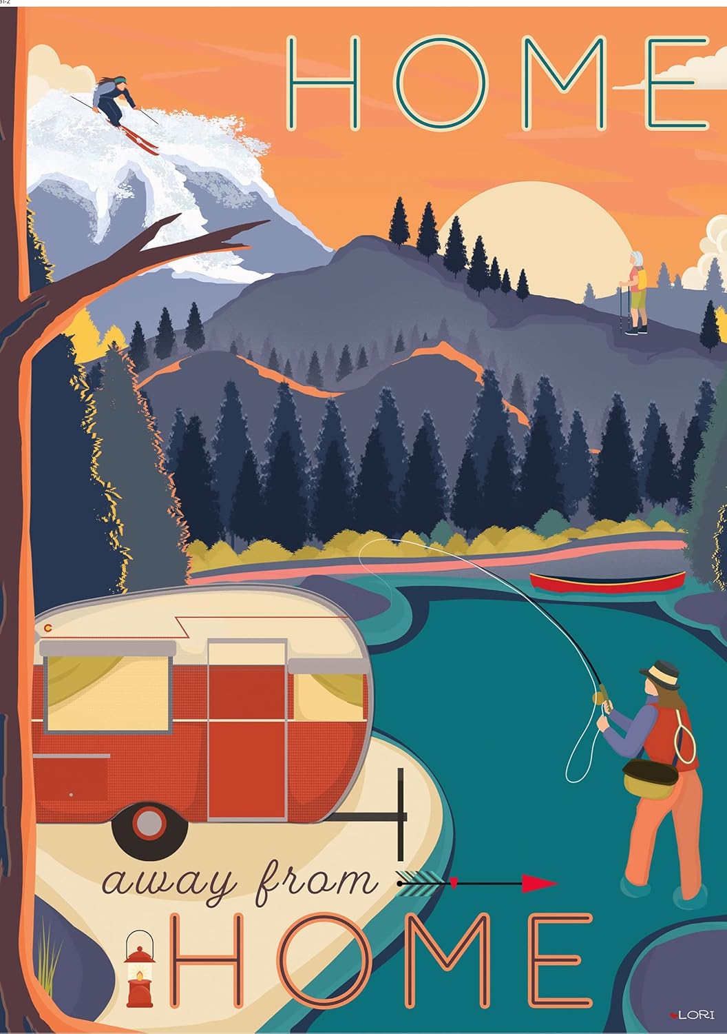 Home Away From Home - Ceaco puzzle collectible [Barcode 021081310635] - Main Image 2