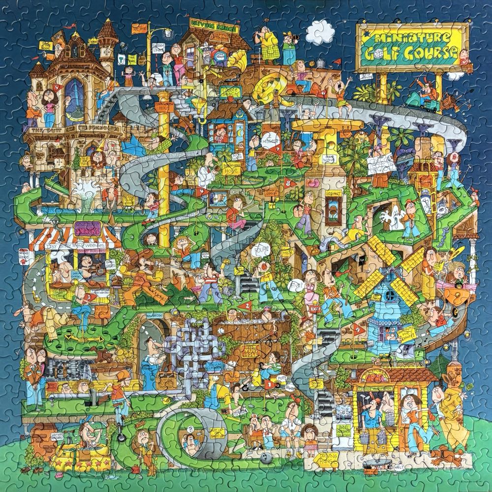 Putt-Putt Puzzle - Springbok (Vintage) puzzle collectible [Barcode 070000017186] - Main Image 2