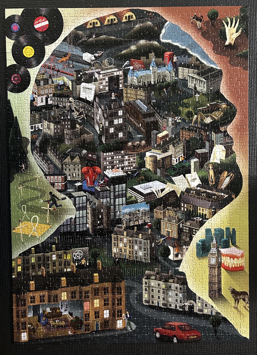 The World Of Ian Rankin Piece Puzzle - Lawrence King puzzle collectible [Barcode 9781399601276] - Main Image 2