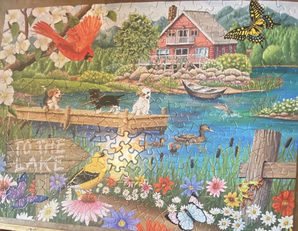 SOLD TO THE LAKE - Bits And Pieces puzzle collectible [Barcode 192949061089] - Main Image 3