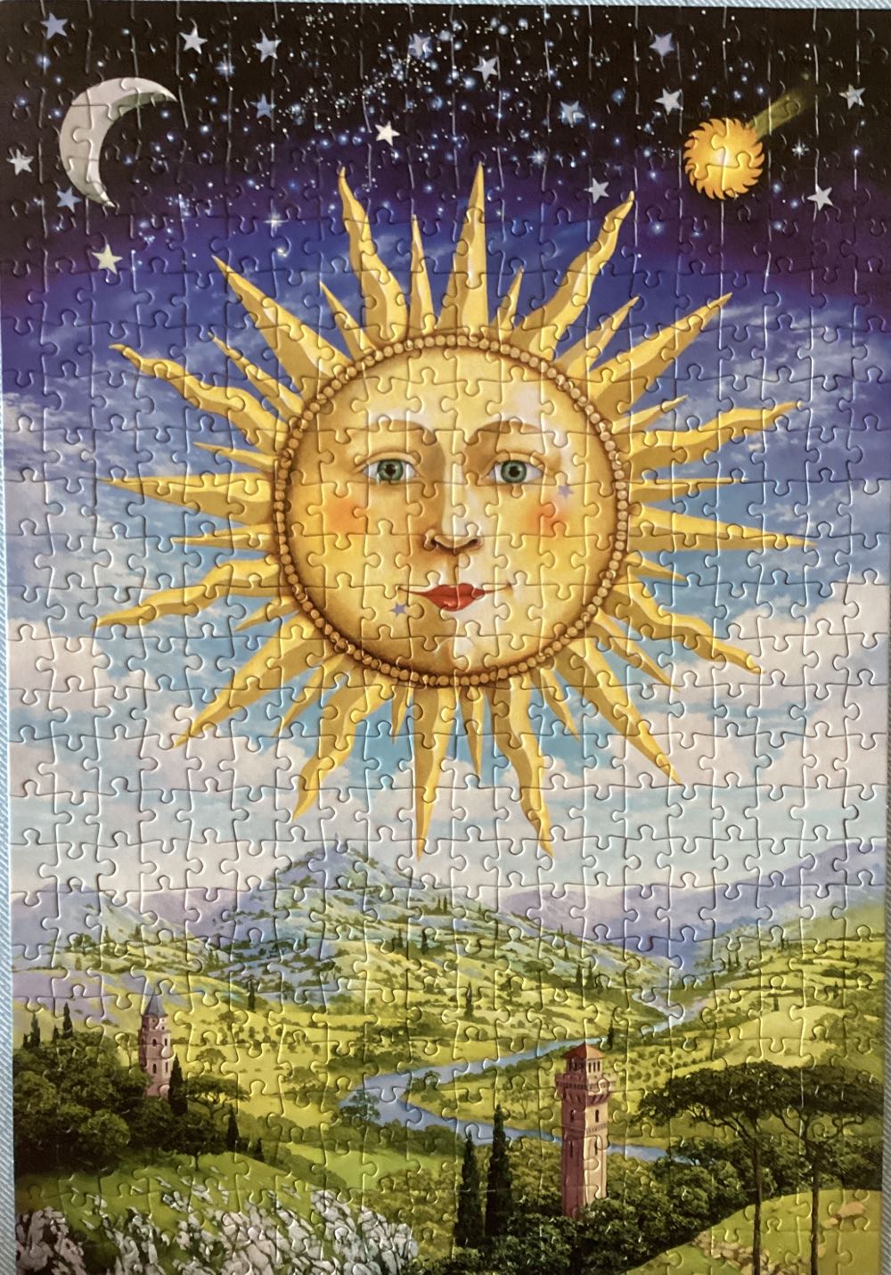 Schloß der Illusion 1000 /Reinassence Sun 500 2 er Puzzle - Clementoni puzzle collectible [Barcode 8005125900206] - Main Image 3