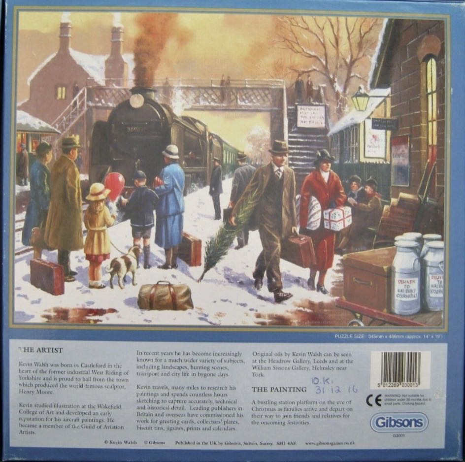 Home For Christmas - Gibsons puzzle collectible [Barcode 5012269030013] - Main Image 4