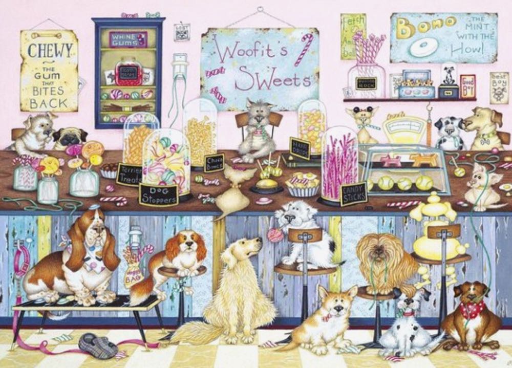 Woofits Sweet Shop - Gibsons puzzle collectible [Barcode 5012269035308] - Main Image 2