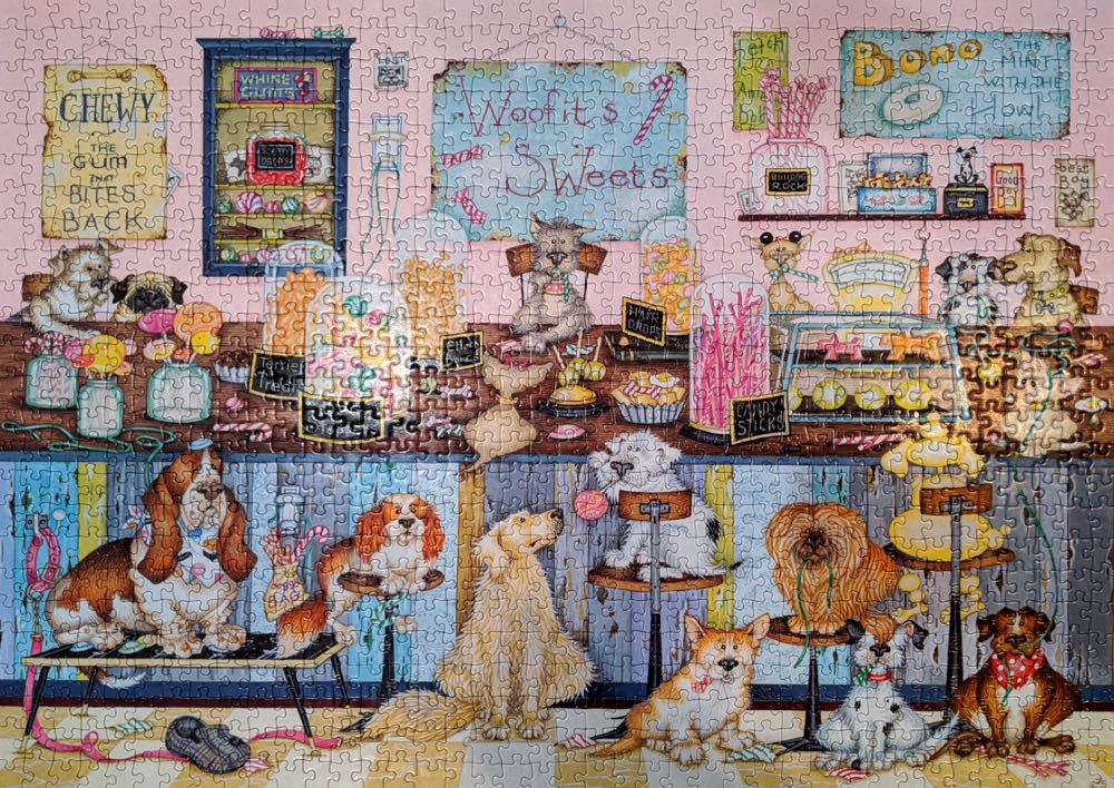 Woofits Sweet Shop - Gibsons puzzle collectible [Barcode 5012269035308] - Main Image 3