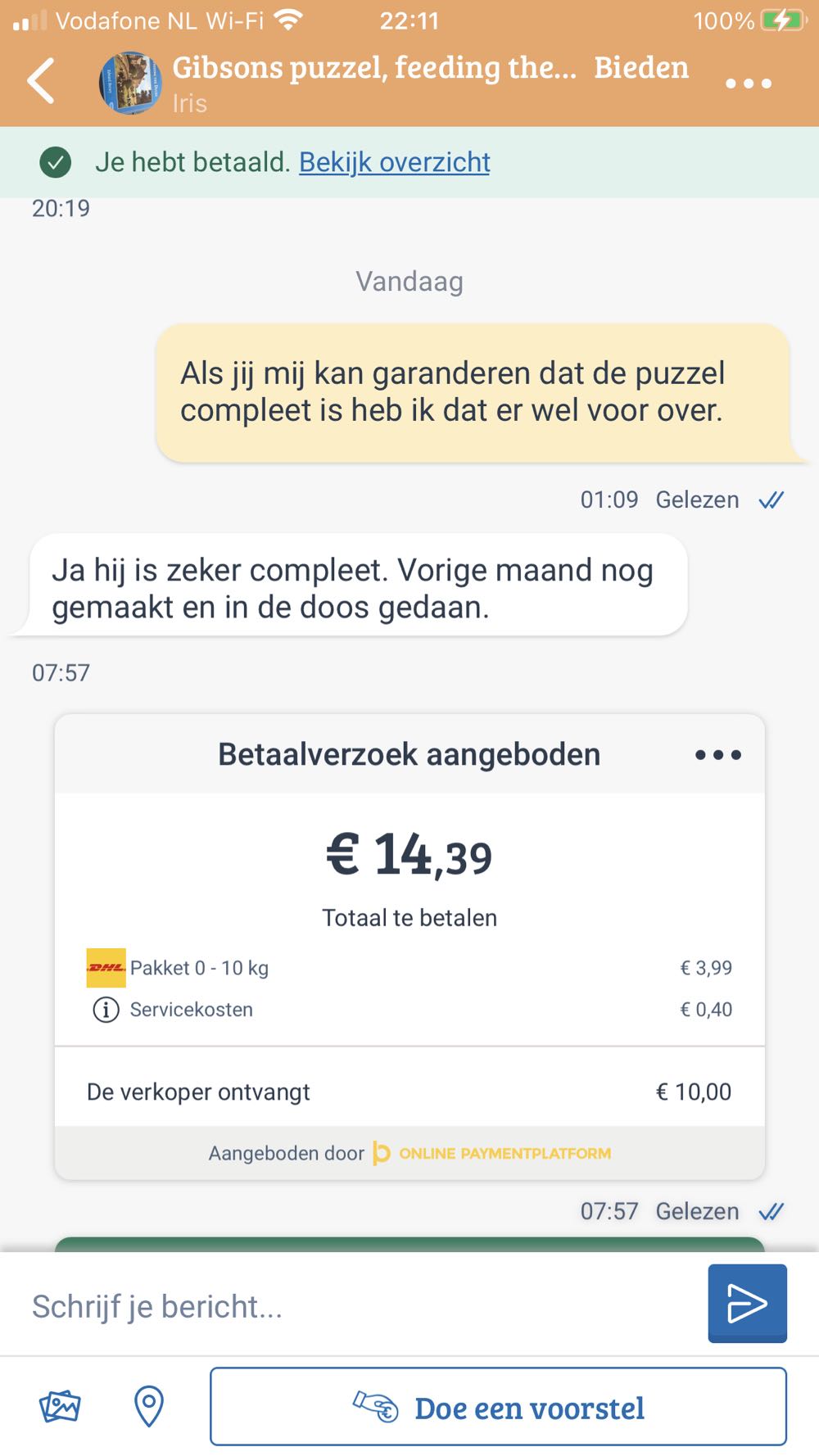 Feeding The Ducks NMOL NNK??? - Gibsons puzzle collectible - Main Image 4