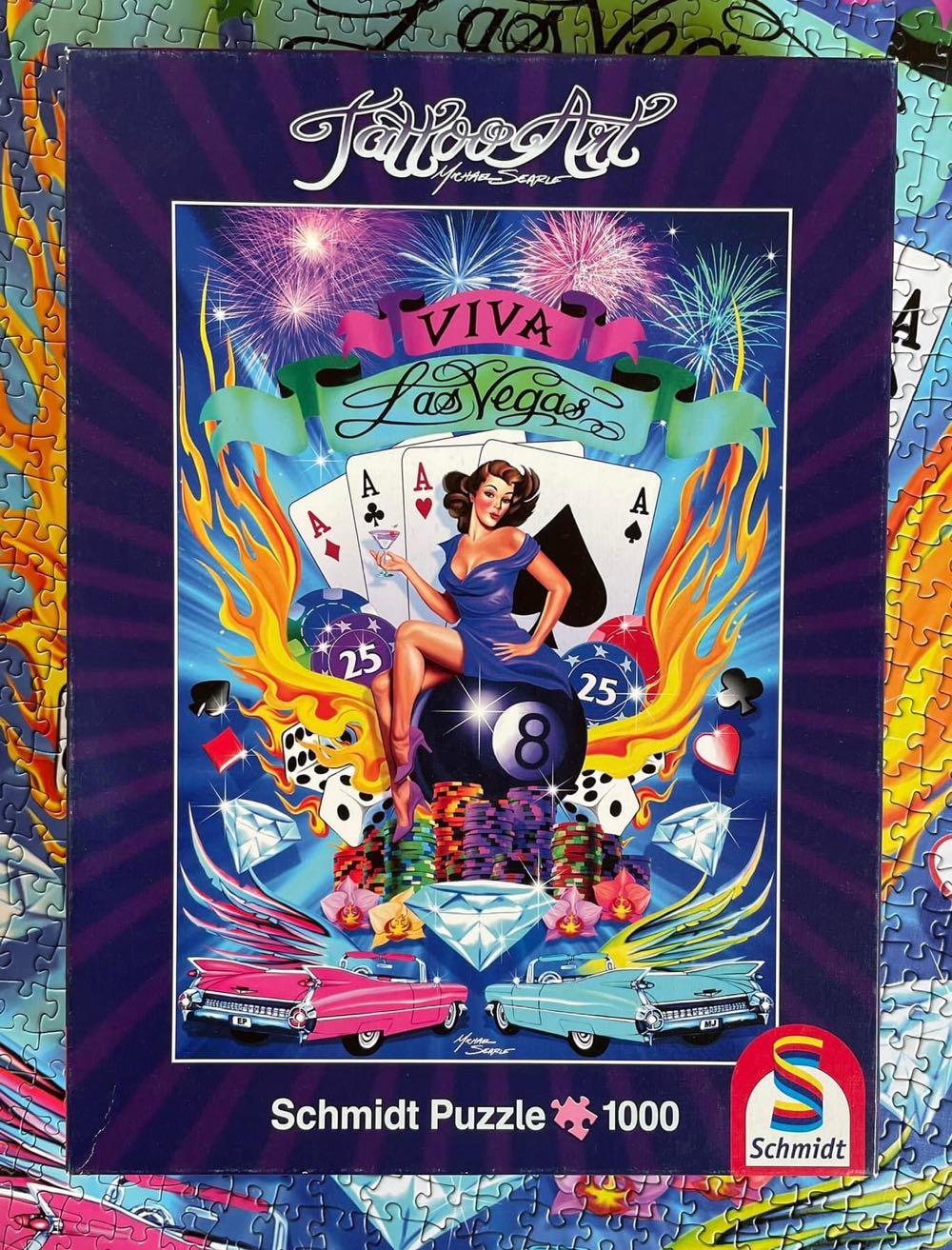 Tattoo Art - Viva Las Vegas - Schmidt puzzle collectible [Barcode 4001504590536] - Main Image 4
