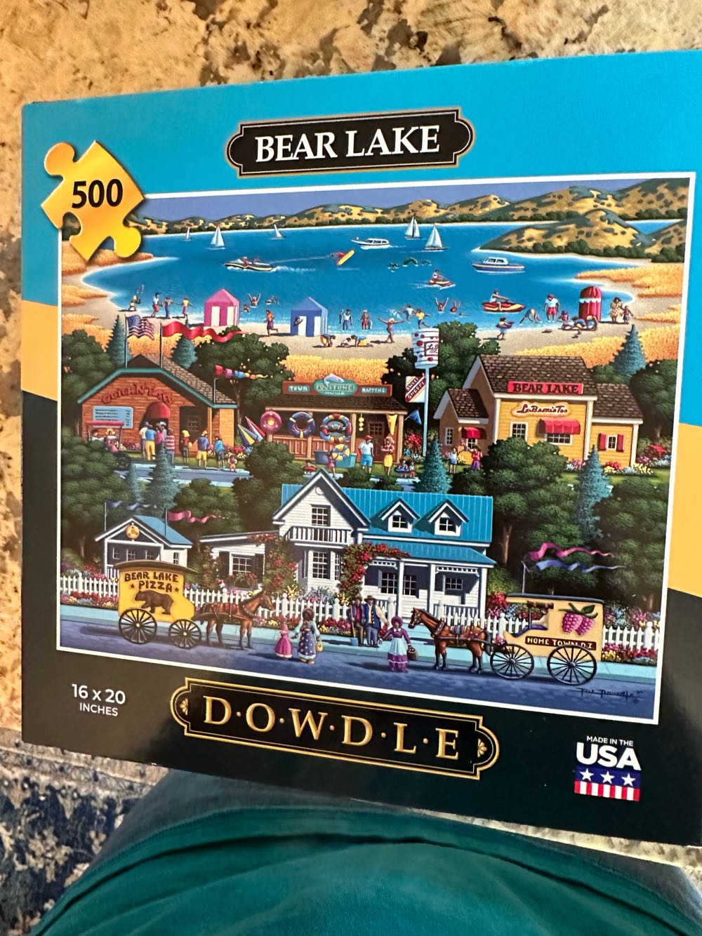 Jack Pine Piece Teacups Jigsaw Puzzle New Sealed 26.625 X 19.25 Finished