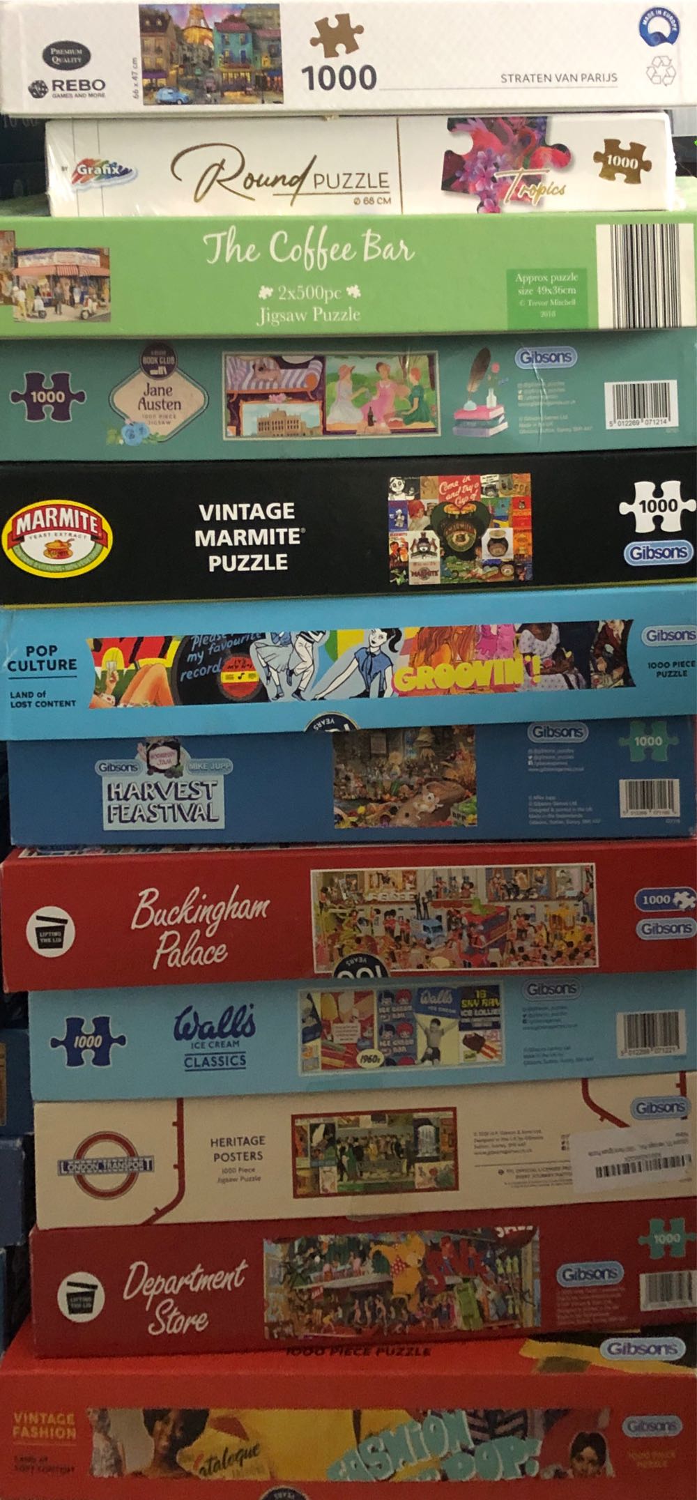 Buitenmuur Middelste Rij Boven Midden Onder Rechts  puzzle collectible - Main Image 3