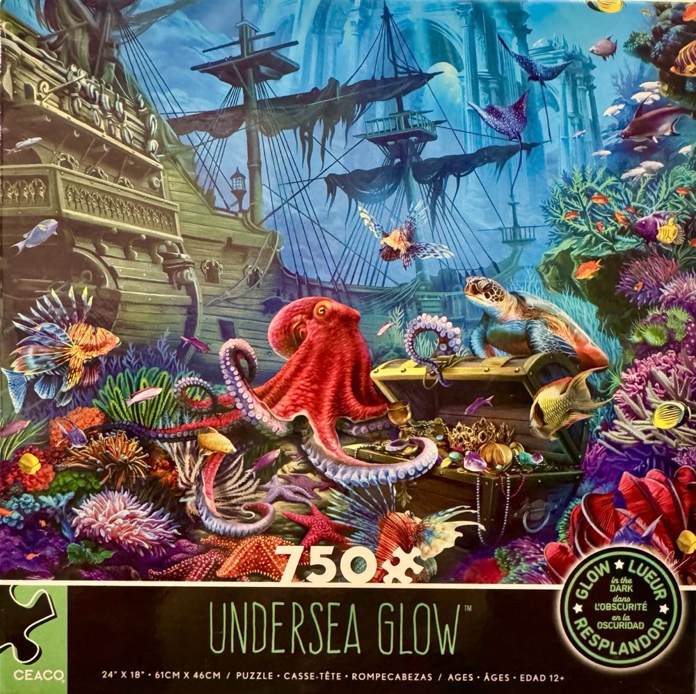 Undersea Glow - Ceaco puzzle collectible [Barcode 021081110198] - Main Image 2