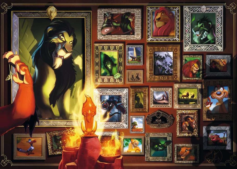 Villainous Scar - Ravensburger puzzle collectible - Main Image 2