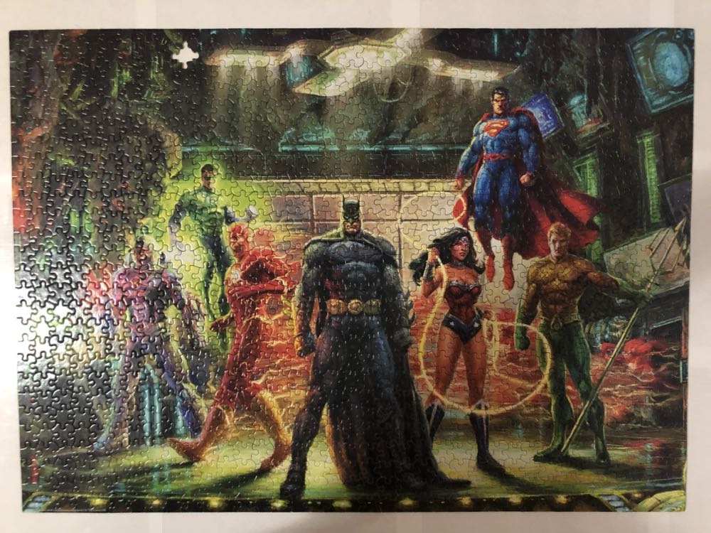 Thomas Kinkade: The Justice League - Ceaco puzzle collectible - Main Image 2