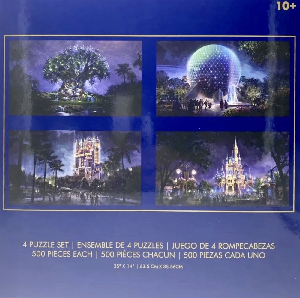 Walt Disney World 50th 4 Puzzle Pack - Disney puzzle collectible - Main Image 2