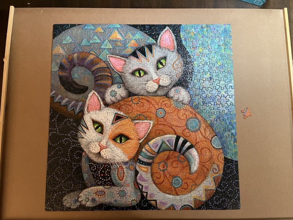 Kleo Kats: Kuddlekats - Ceaco puzzle collectible [Barcode 021081241687] - Main Image 2