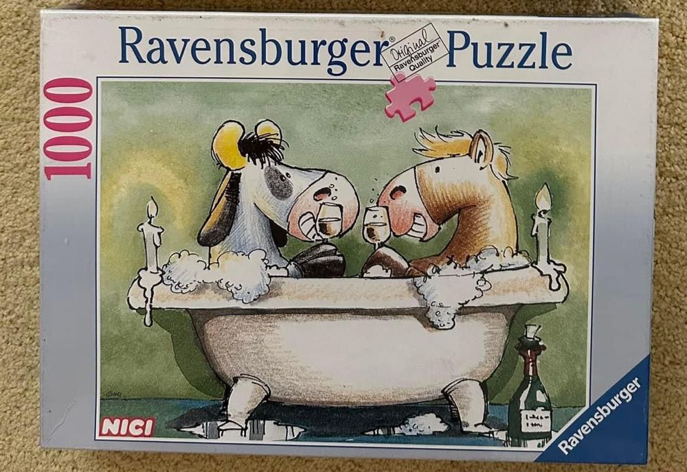 Cotton Lion - christmas crystal Ball