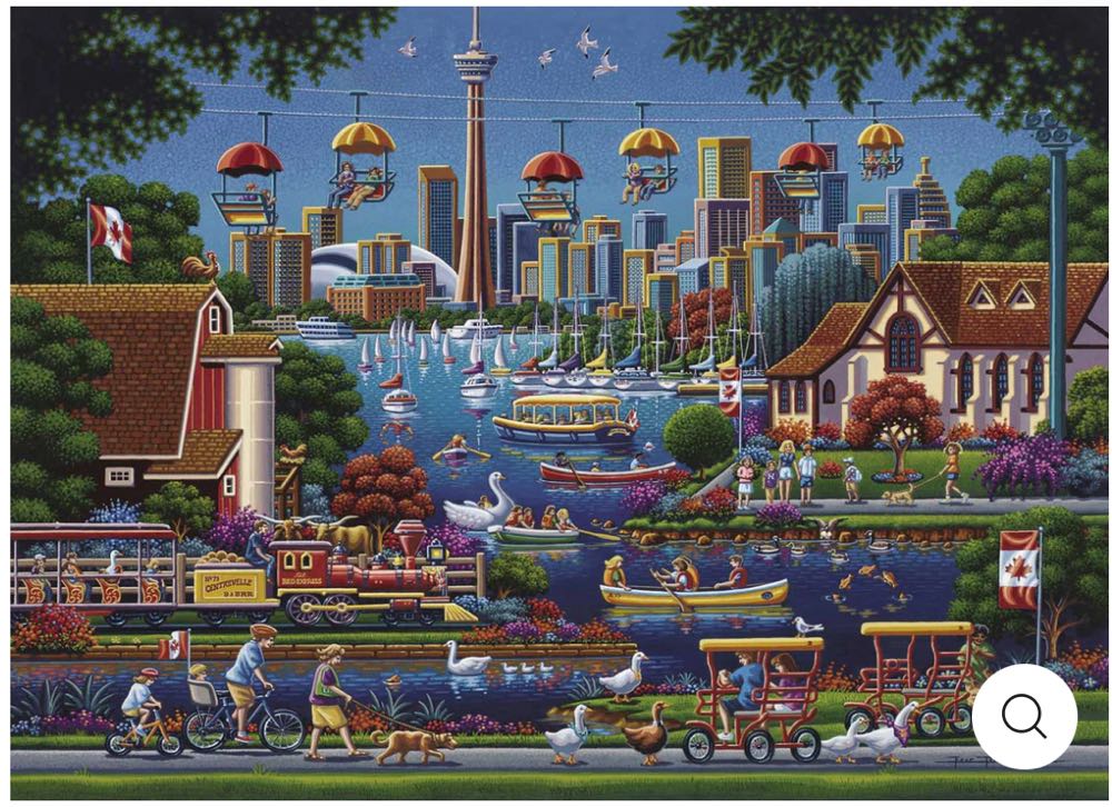 Toronto Island Jenn - Dowdle puzzle collectible [Barcode 671095102209] - Main Image 2