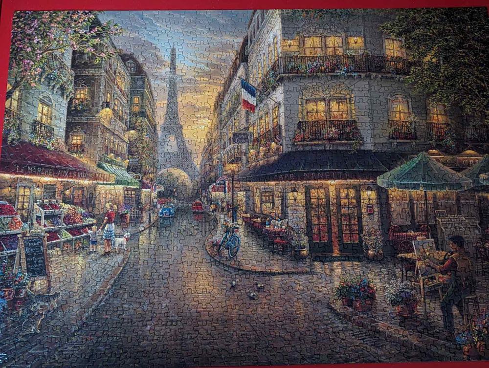 Paris Cafe - Ceaco puzzle collectible [Barcode 021081333375] - Main Image 4