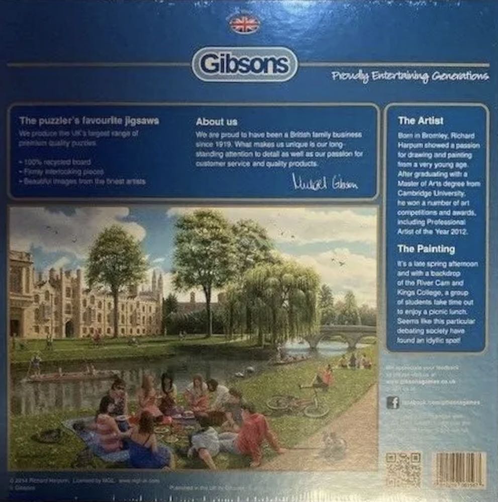 Cambridge - Gibsons puzzle collectible [Barcode 5012269061567] - Main Image 3