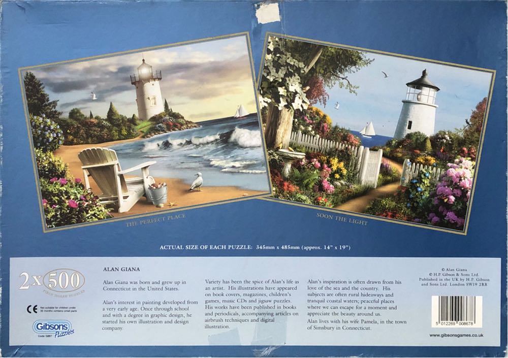 A Perfect Place - Gibsons puzzle collectible [Barcode 5012269008678] - Main Image 2