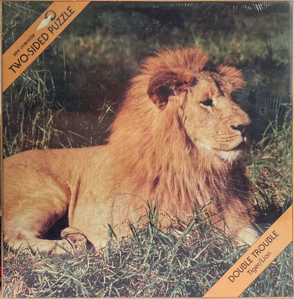 Tiger/Lion - Eaton puzzle collectible [Barcode 074040158052] - Main Image 2